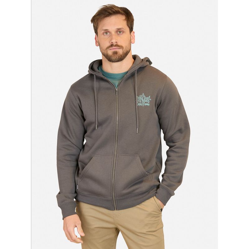 RIP CURL - Polera Fullzipper Algodón Hombre Rip Curl