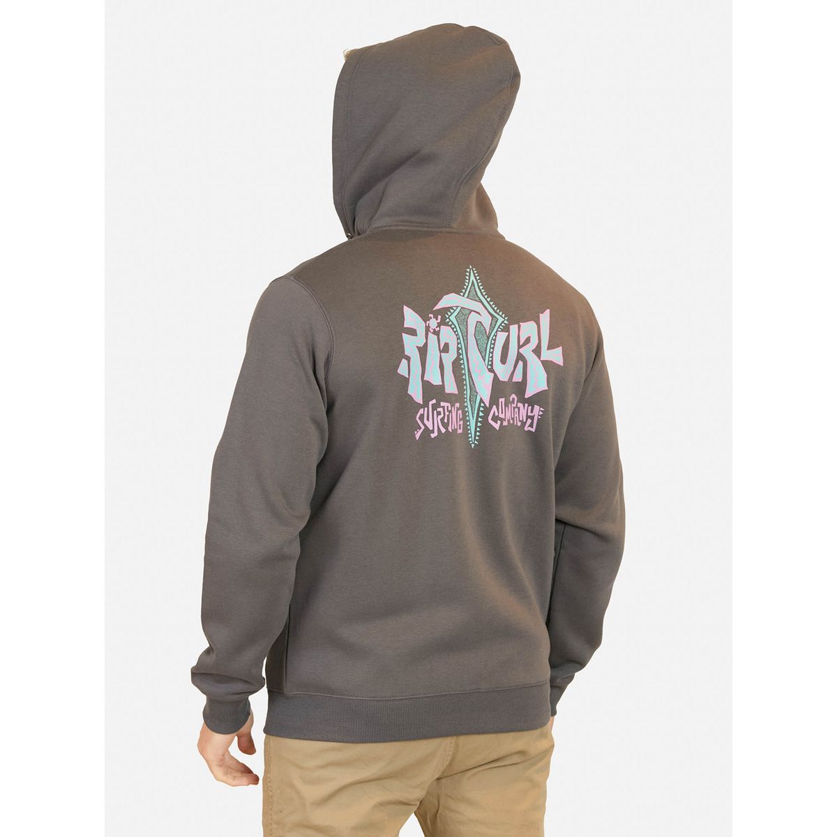 RIP CURL - Polera Fullzipper Algodón Hombre Rip Curl