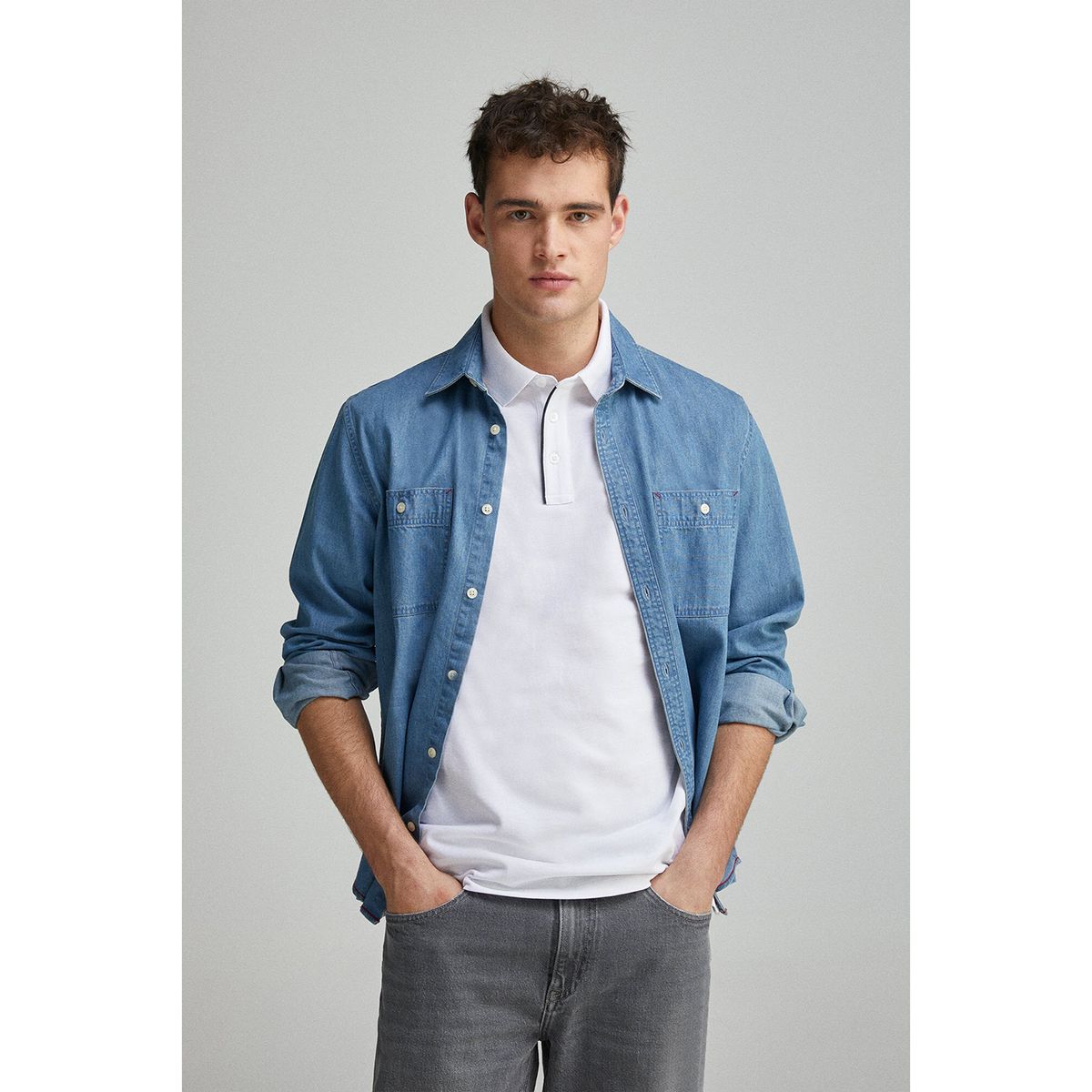 SPRINGFIELD - Polo Manga Corta 100% Algodón Hombre Springfield