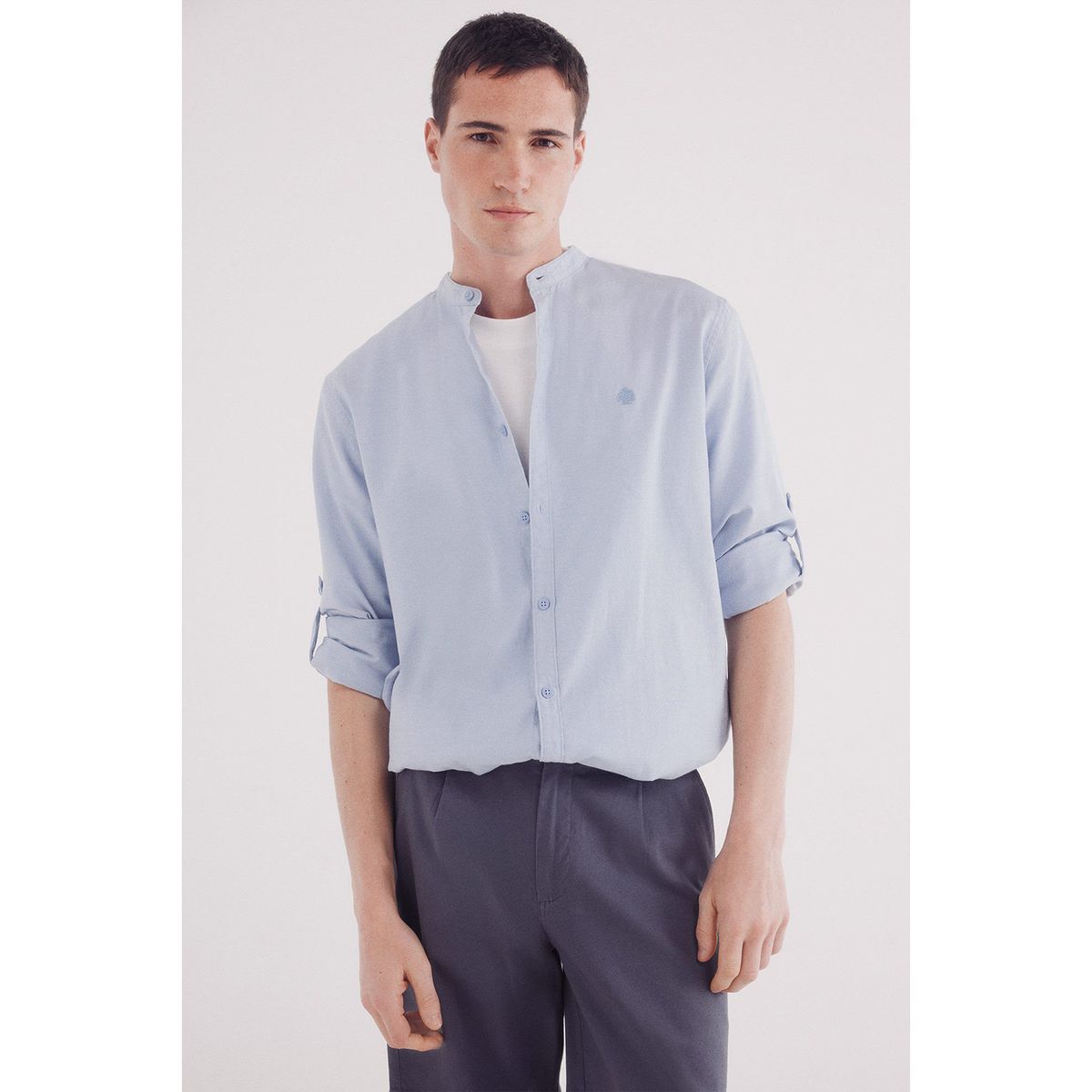 SPRINGFIELD - Camisa 100% Algodón Manga Larga Regular Fit Hombre Springfield