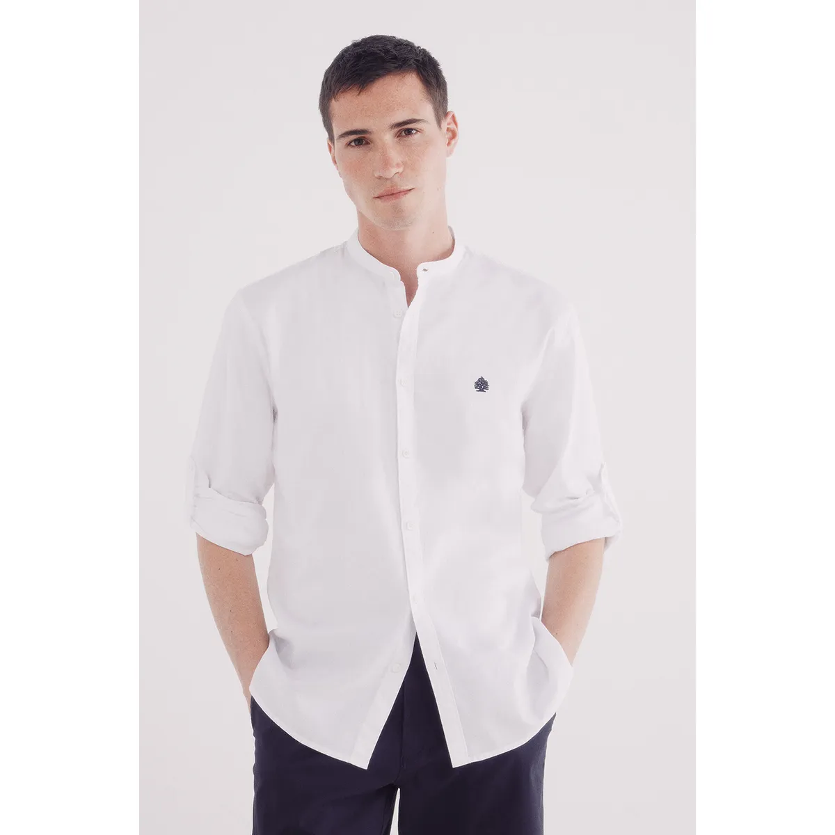 SPRINGFIELD - Camisa 100% Algodón Manga Larga Regular Fit Hombre Springfield