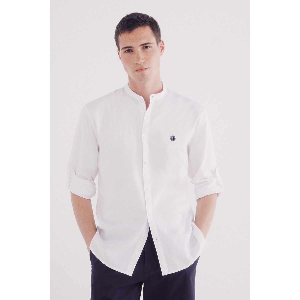 SPRINGFIELD - Camisa 100% Algodón Manga Larga Regular Fit Hombre Springfield