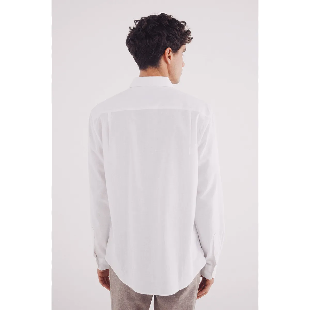 SPRINGFIELD - Camisa Algodón Manga Larga Regular Fit Hombre Springfield