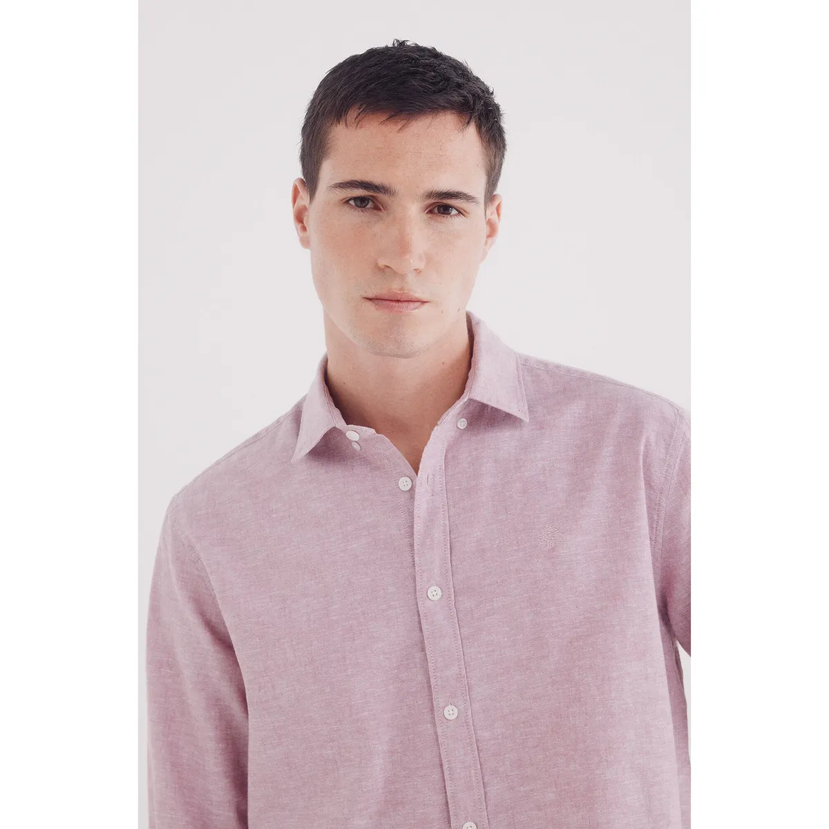 SPRINGFIELD - Camisa Algodón Manga Larga Regular Fit Hombre Springfield