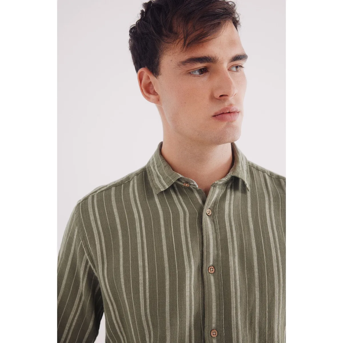 SPRINGFIELD - Camisa 100% Algodón Manga Larga Regular Fit Hombre Springfield