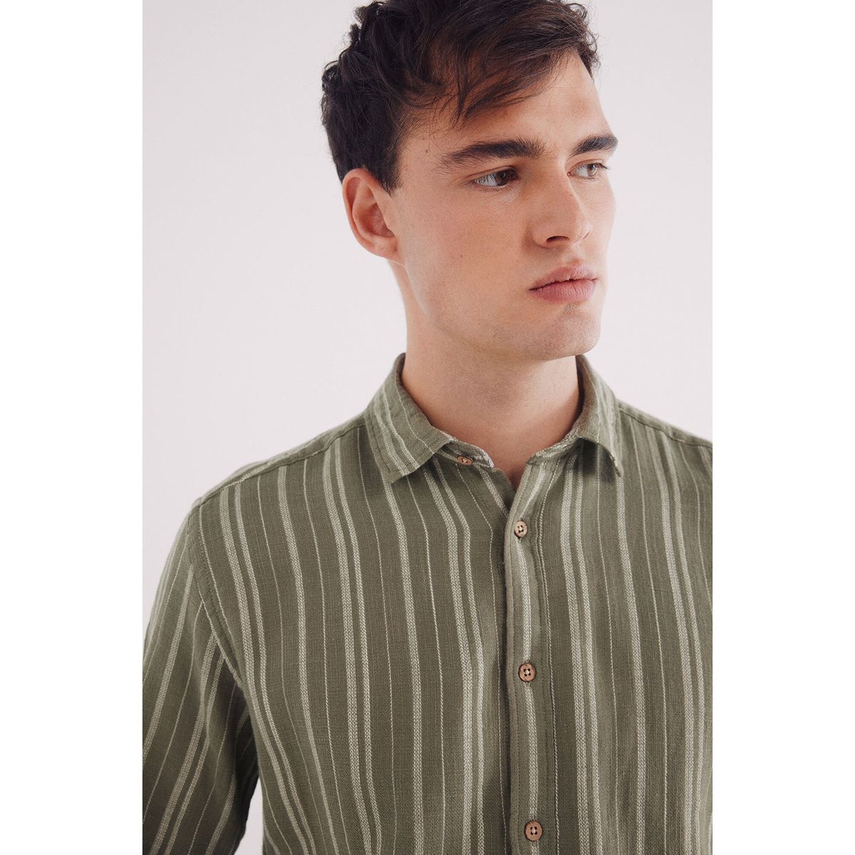 SPRINGFIELD - Camisa 100% Algodón Manga Larga Regular Fit Hombre Springfield