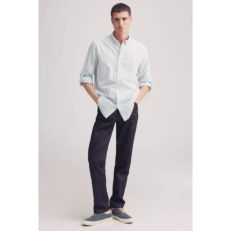 SPRINGFIELD - Camisa 100% Algodón Manga Larga Regular Fit Hombre Springfield