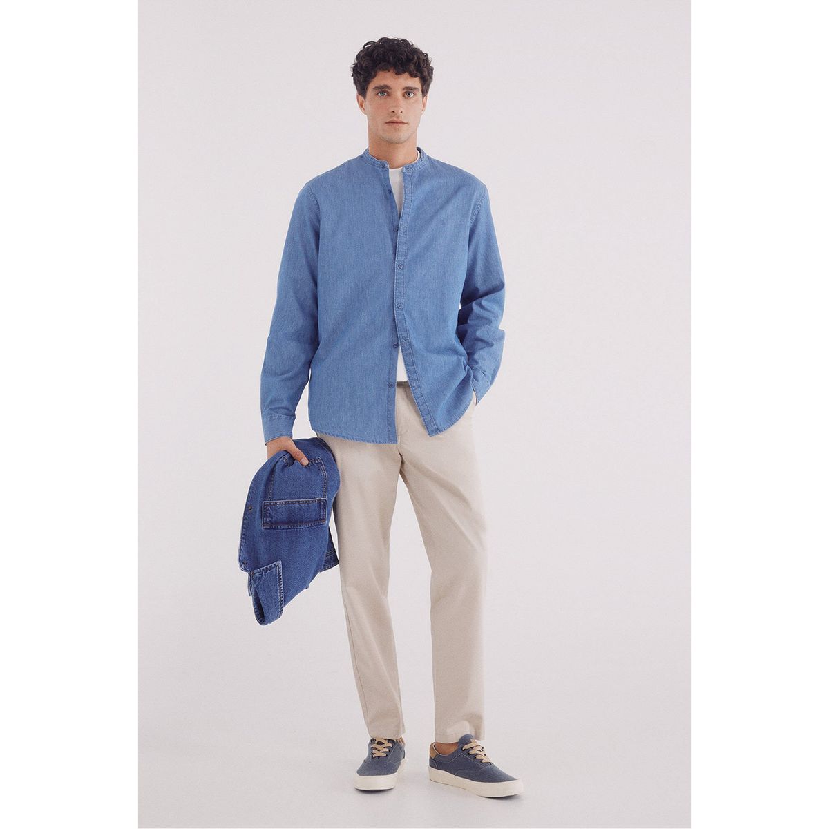 SPRINGFIELD - Camisa 100% Algodón Manga Larga Regular Fit Hombre Springfield