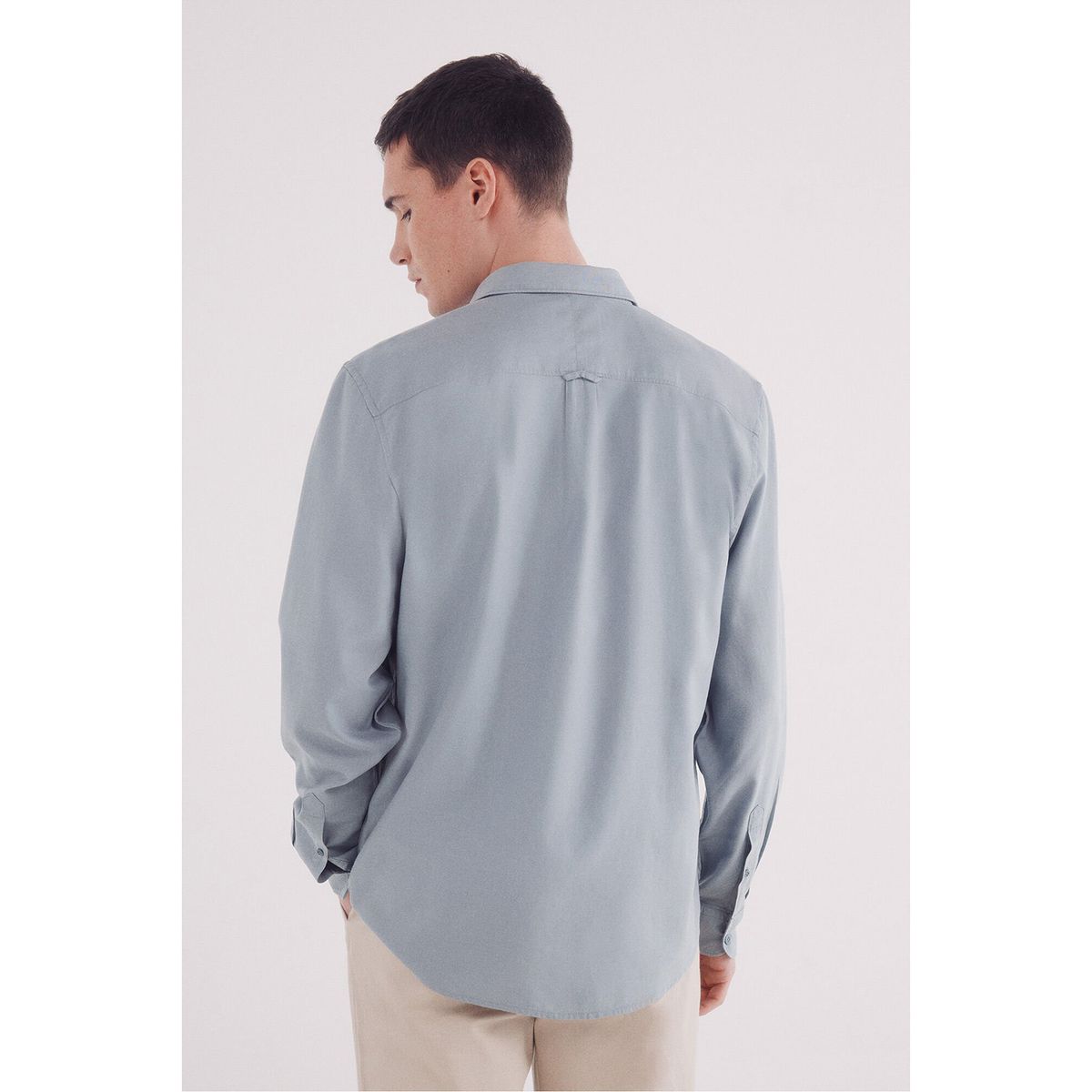 SPRINGFIELD - Camisa Manga Larga Regular Fit Hombre Springfield