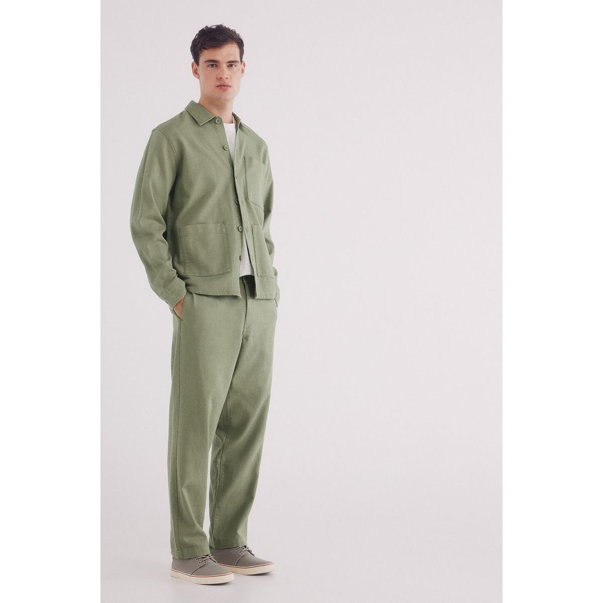 SPRINGFIELD - Camisa 100% Algodón Manga Larga Regular Fit Hombre Springfield