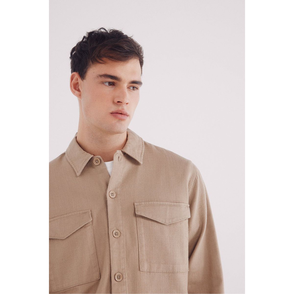 SPRINGFIELD - Camisa 100% Algodón Manga Larga Regular Fit Hombre Springfield