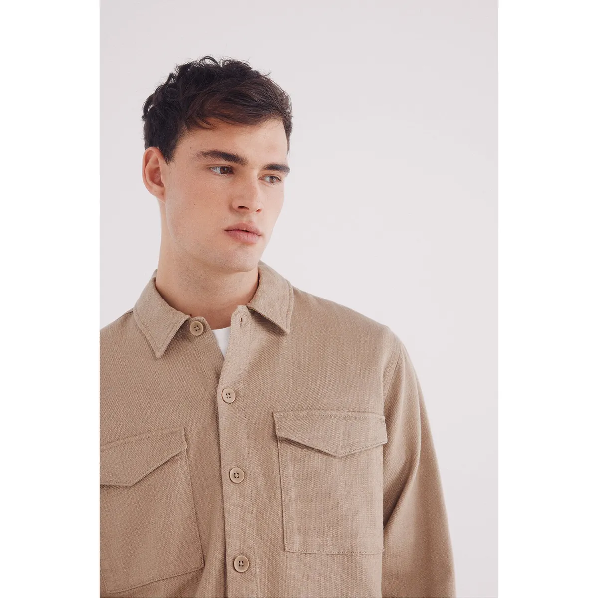 SPRINGFIELD - Camisa 100% Algodón Manga Larga Regular Fit Hombre Springfield