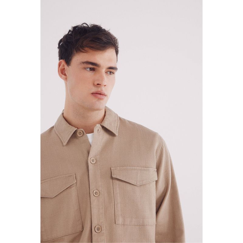 SPRINGFIELD - Camisa 100% Algodón Manga Larga Regular Fit Hombre Springfield