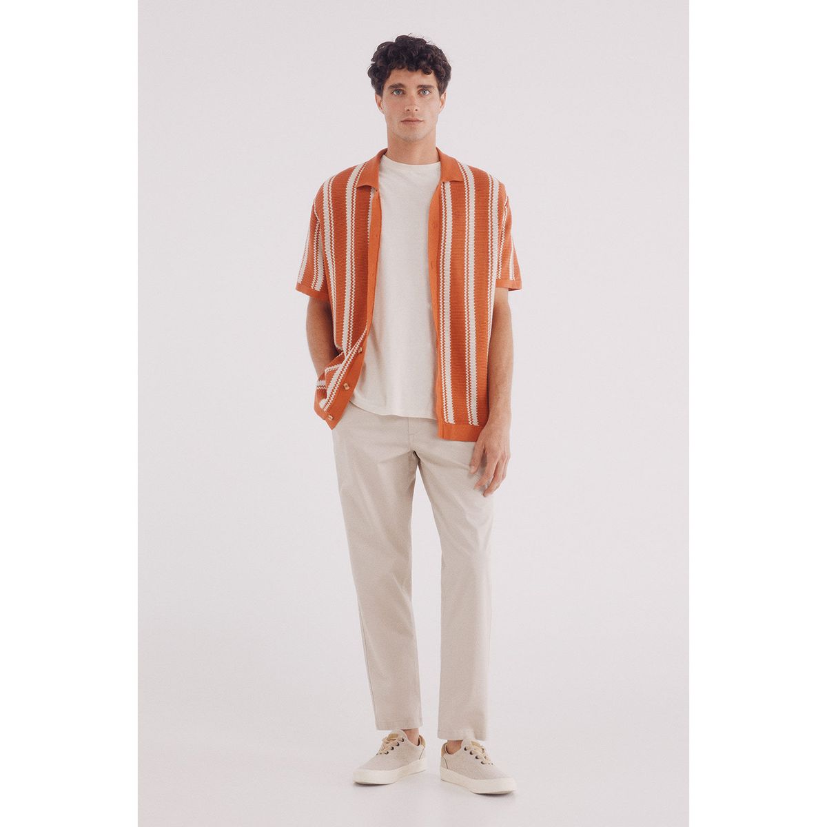 SPRINGFIELD - Pantalón Algodón Slim Fit Hombre Springfield.