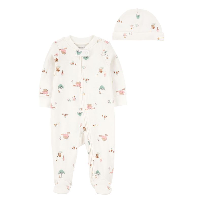 CARTER'S - Pijama Bebé Niña 2 Piezas Algodón Carters