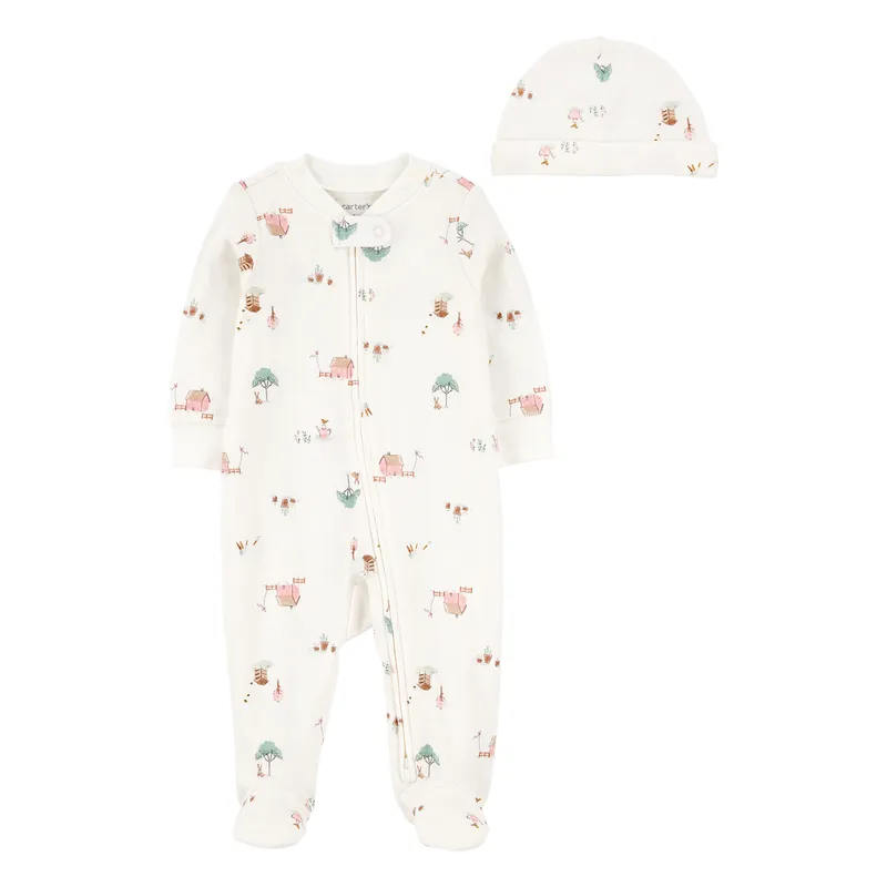 CARTER'S - Pijama Bebé Niña 2 Piezas Algodón Carters