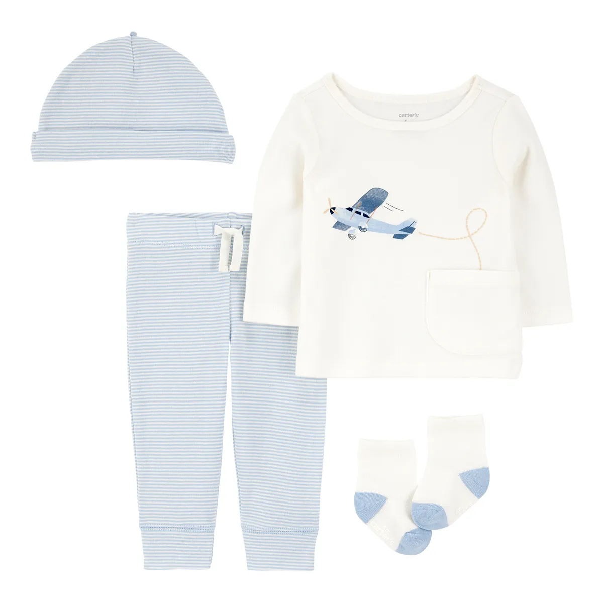 CARTER'S - Conjunto Bebé Niño 3 Piezas Algodón Carters