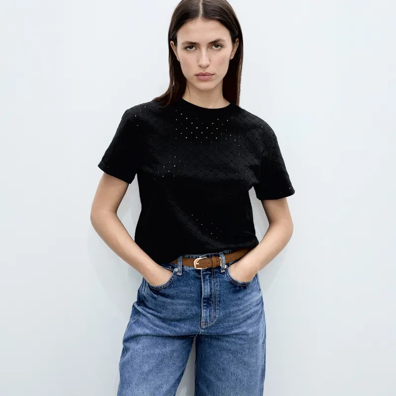 MANGO - Polo 100% Algodón Mujer Mango