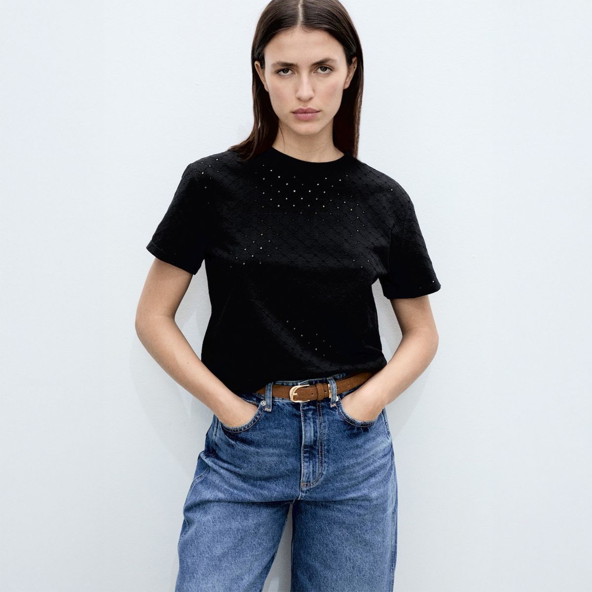 MANGO - Polo 100% Algodón Mujer Mango