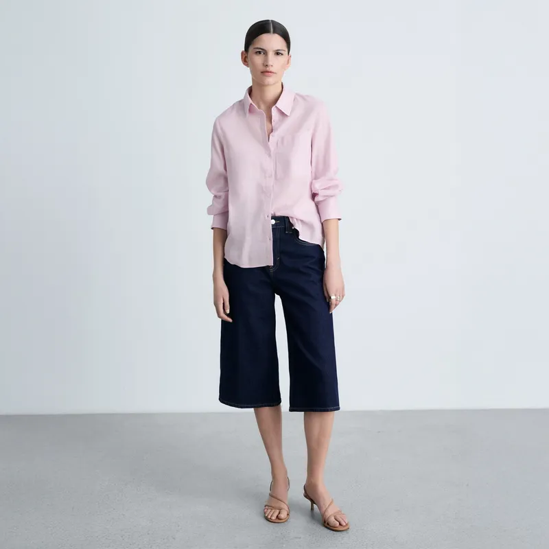 MANGO - Blusa Casual Mujer Mango