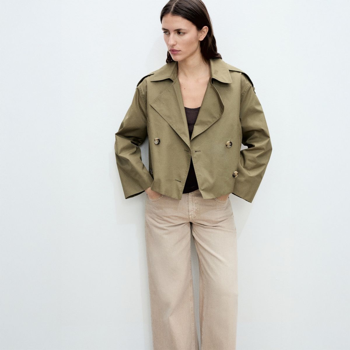 MANGO - Casaca Casual Mujer Mango