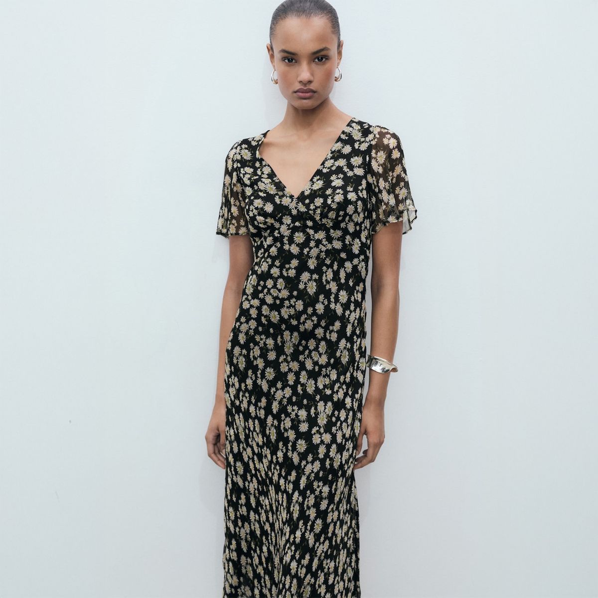 MANGO - Vestido Largo Mujer Mango