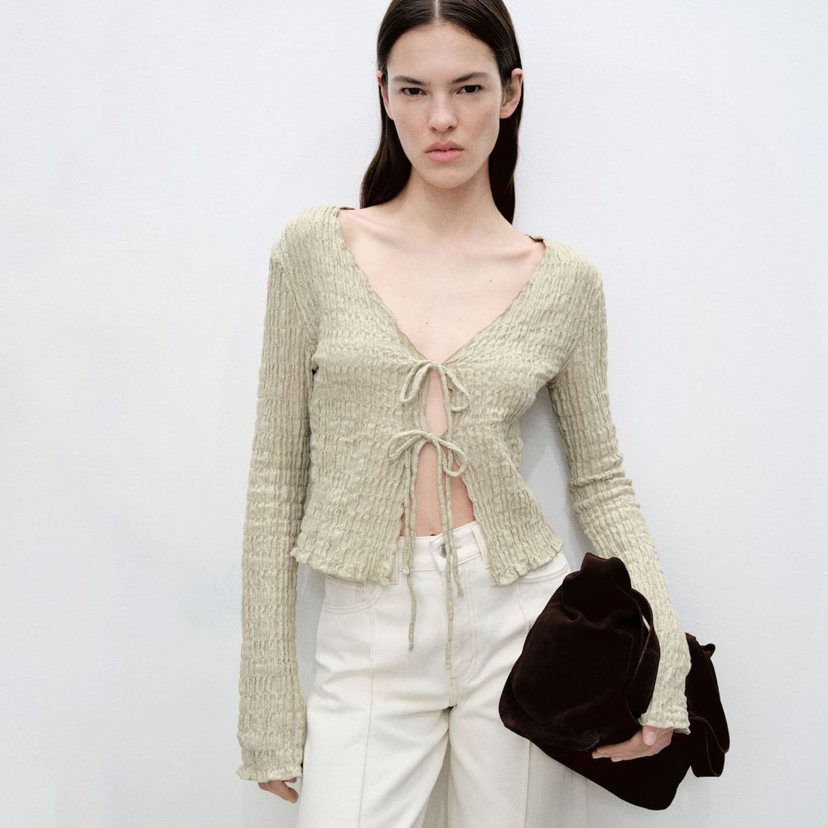 MANGO - Cardigan Casual Mujer Mango