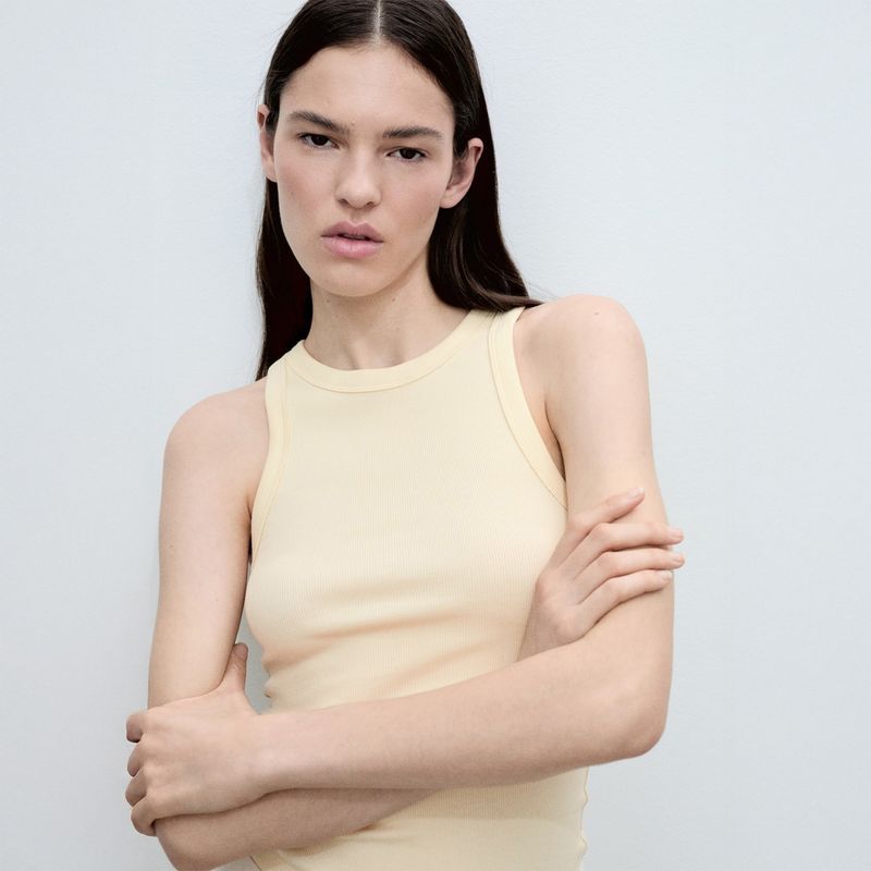 MANGO - Top Casual Mujer Mango