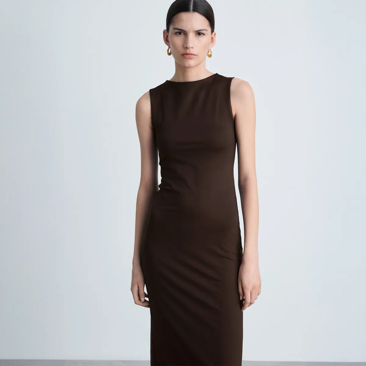 MANGO - Vestido Largo Mujer Mango