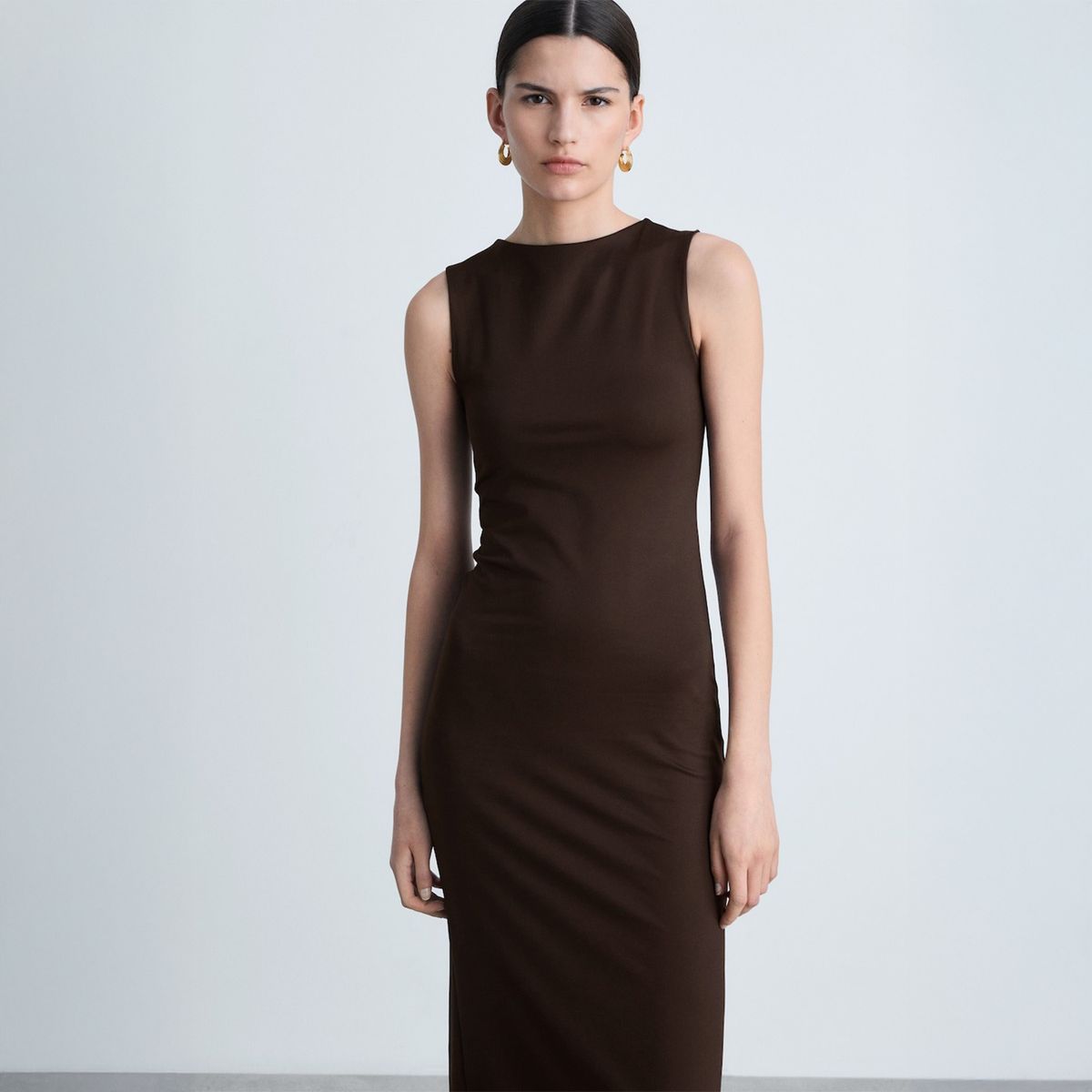 MANGO - Vestido Largo Mujer Mango