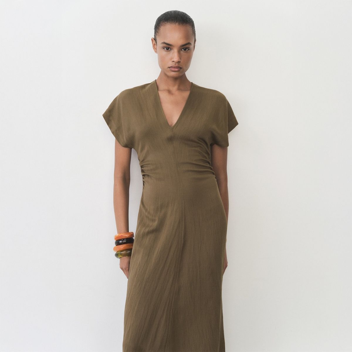 MANGO - Vestido Largo Mujer Mango