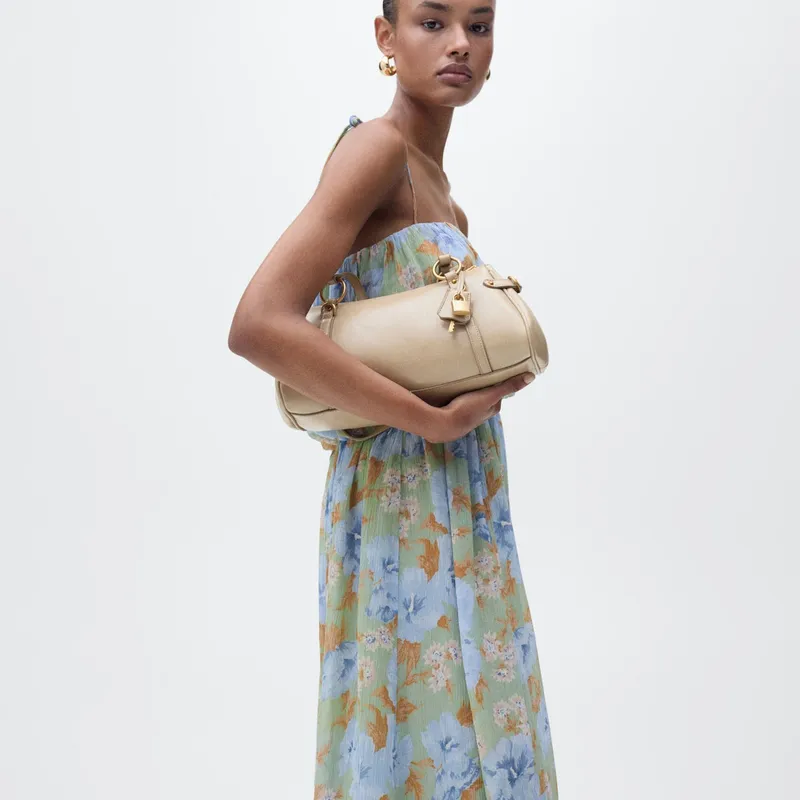 MANGO - Vestido Largo Mujer Mango