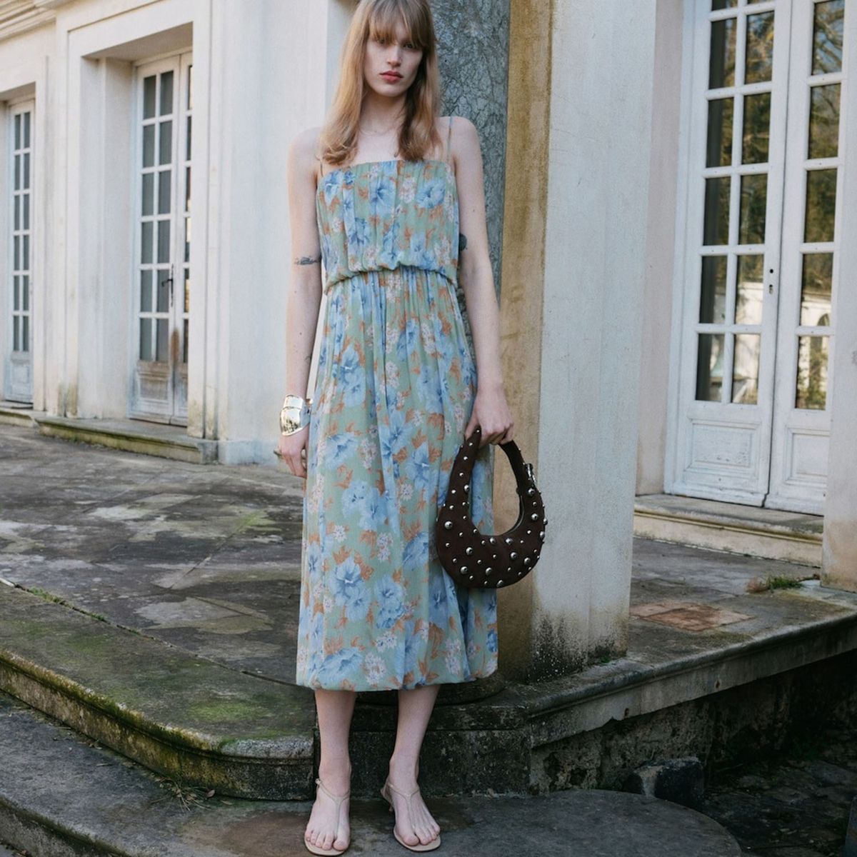 MANGO - Vestido Largo Mujer Mango