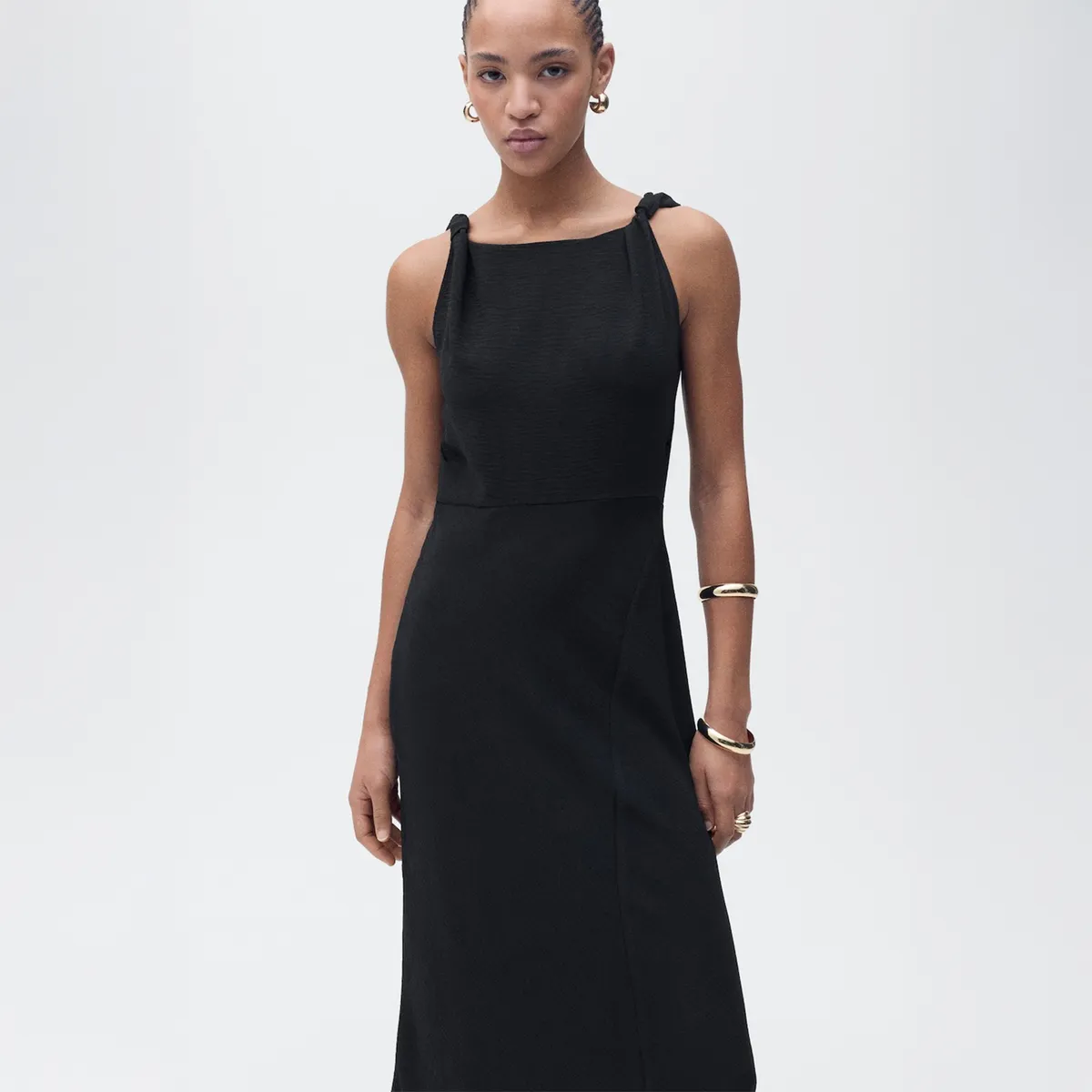 MANGO - Vestido Largo Mujer Mango