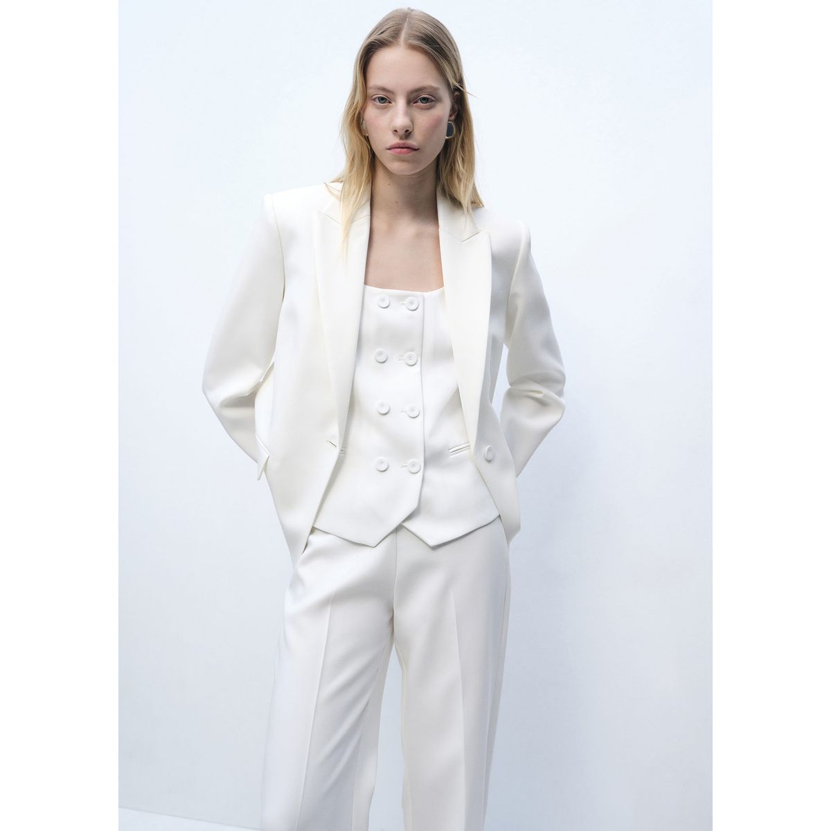 MANGO - Blazer Mujer Mango