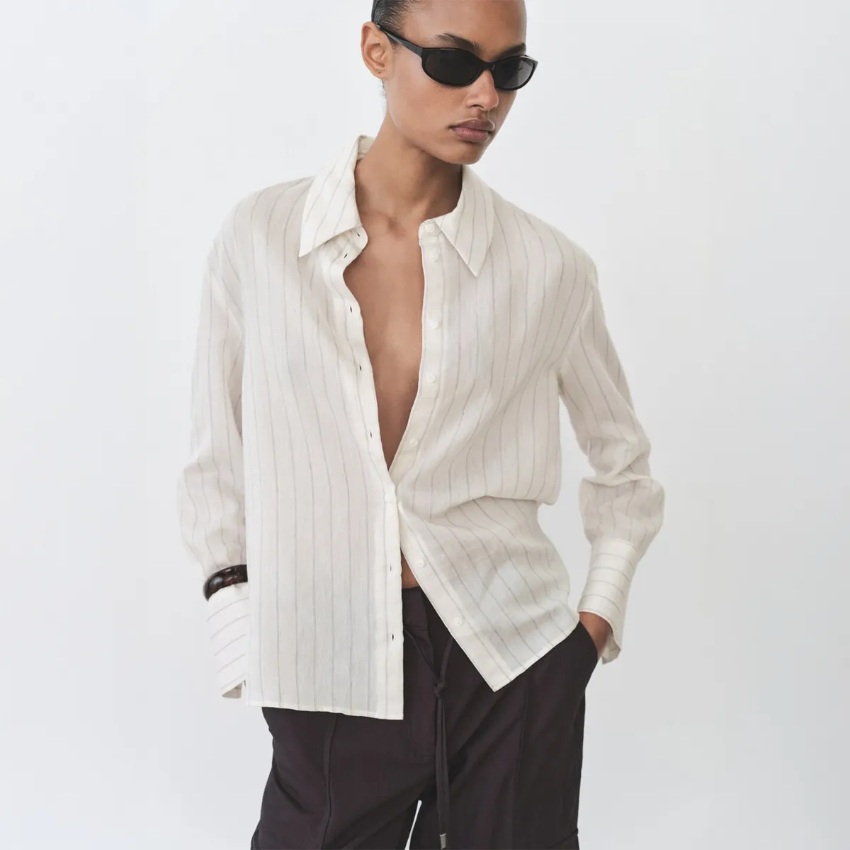 MANGO - Blusa Casual Mujer Mango