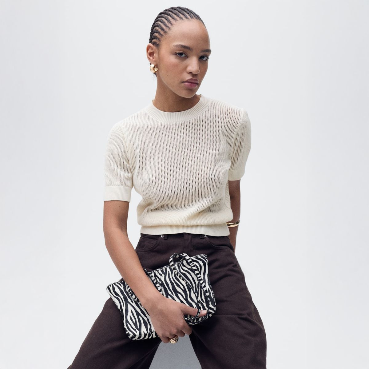 MANGO - Cardigan Casual Mujer Mango