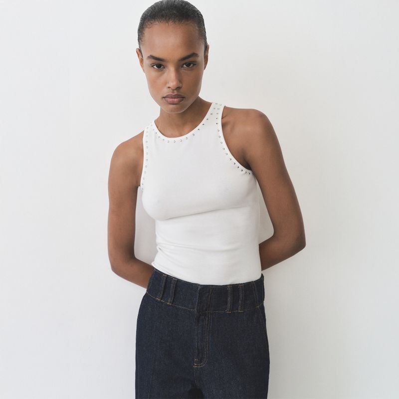 MANGO - Top Casual Mujer Mango