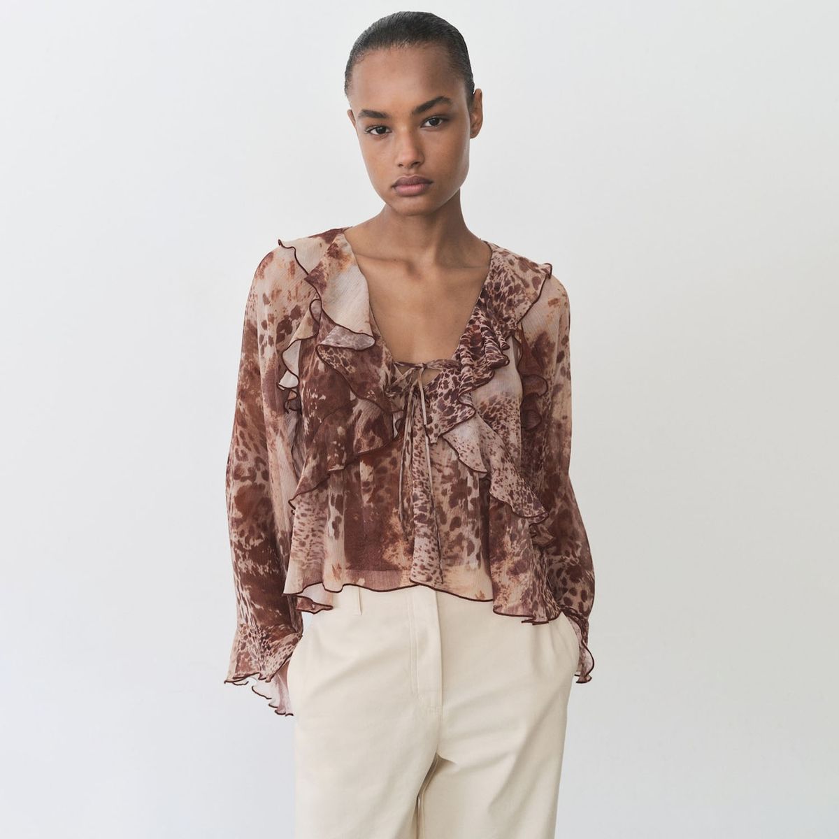 MANGO - Blusa Casual Mujer Mango