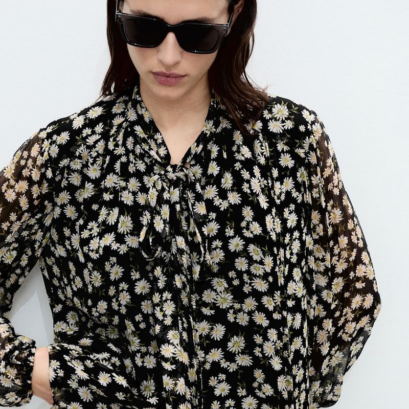 MANGO - Blusa Casual Mujer Mango