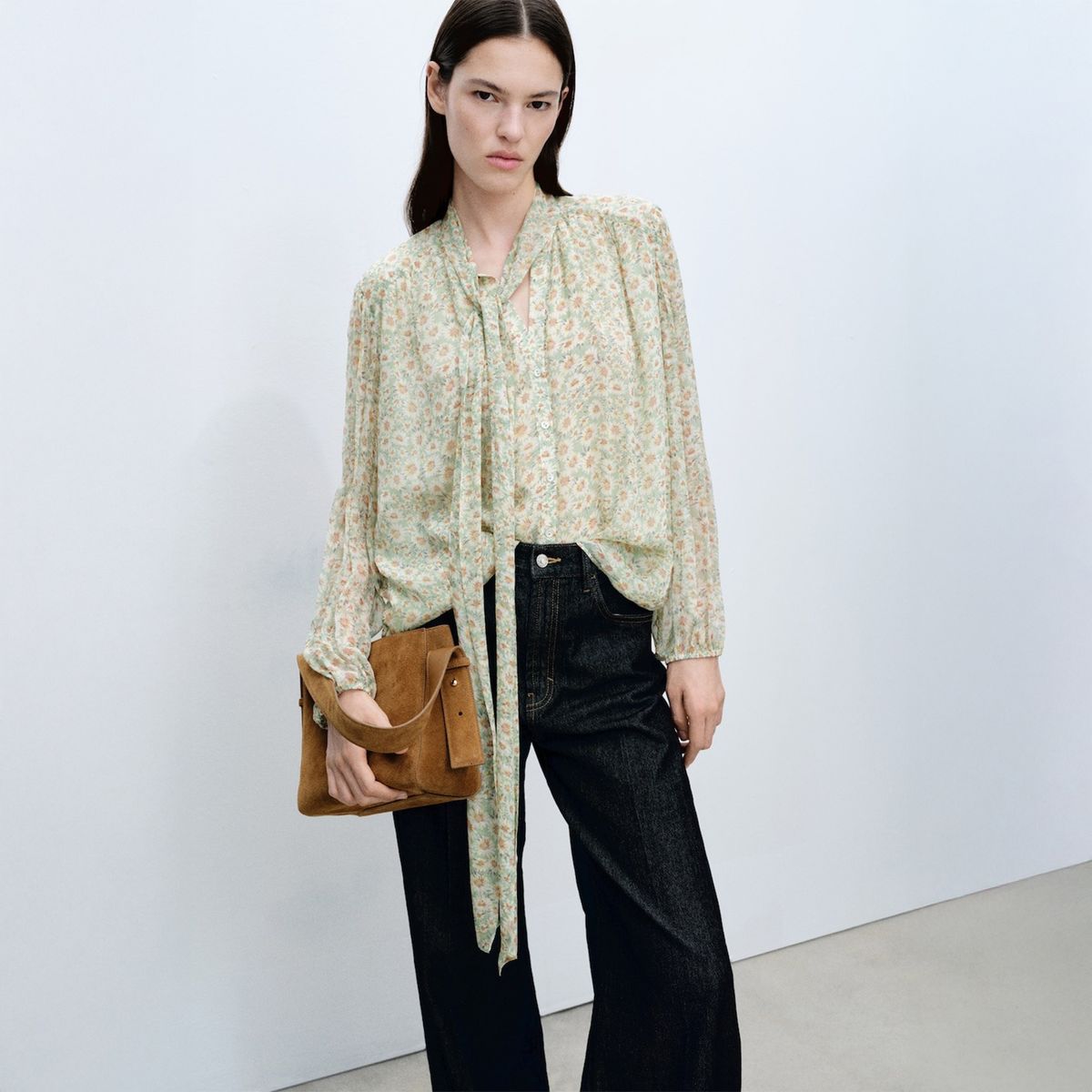 MANGO - Blusa Casual Mujer Mango