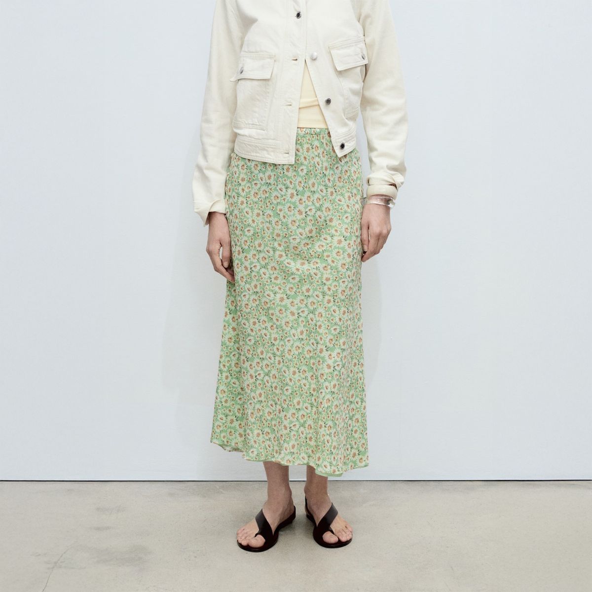 MANGO - Falda Larga Mujer Mango