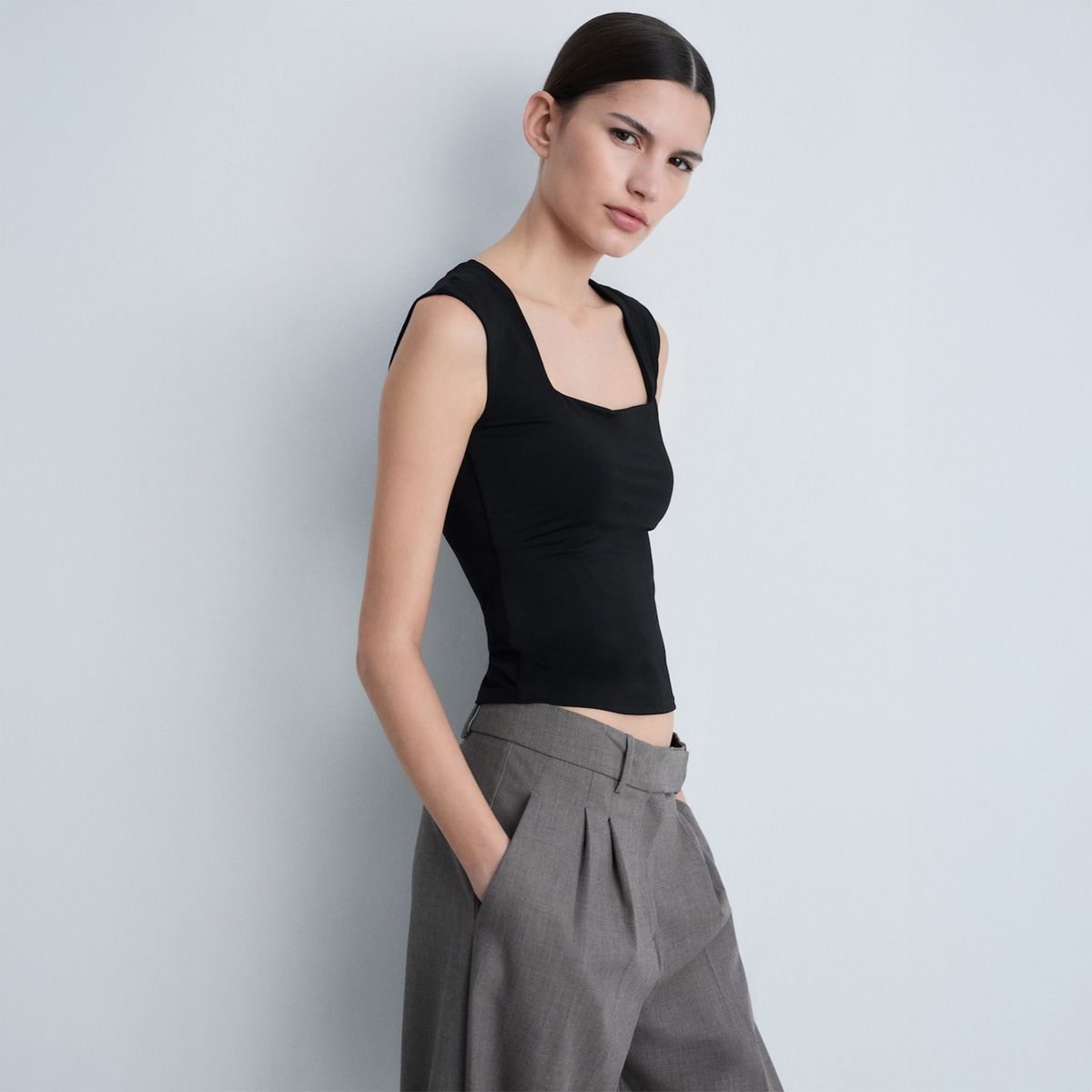 MANGO - Top Casual Mujer Mango