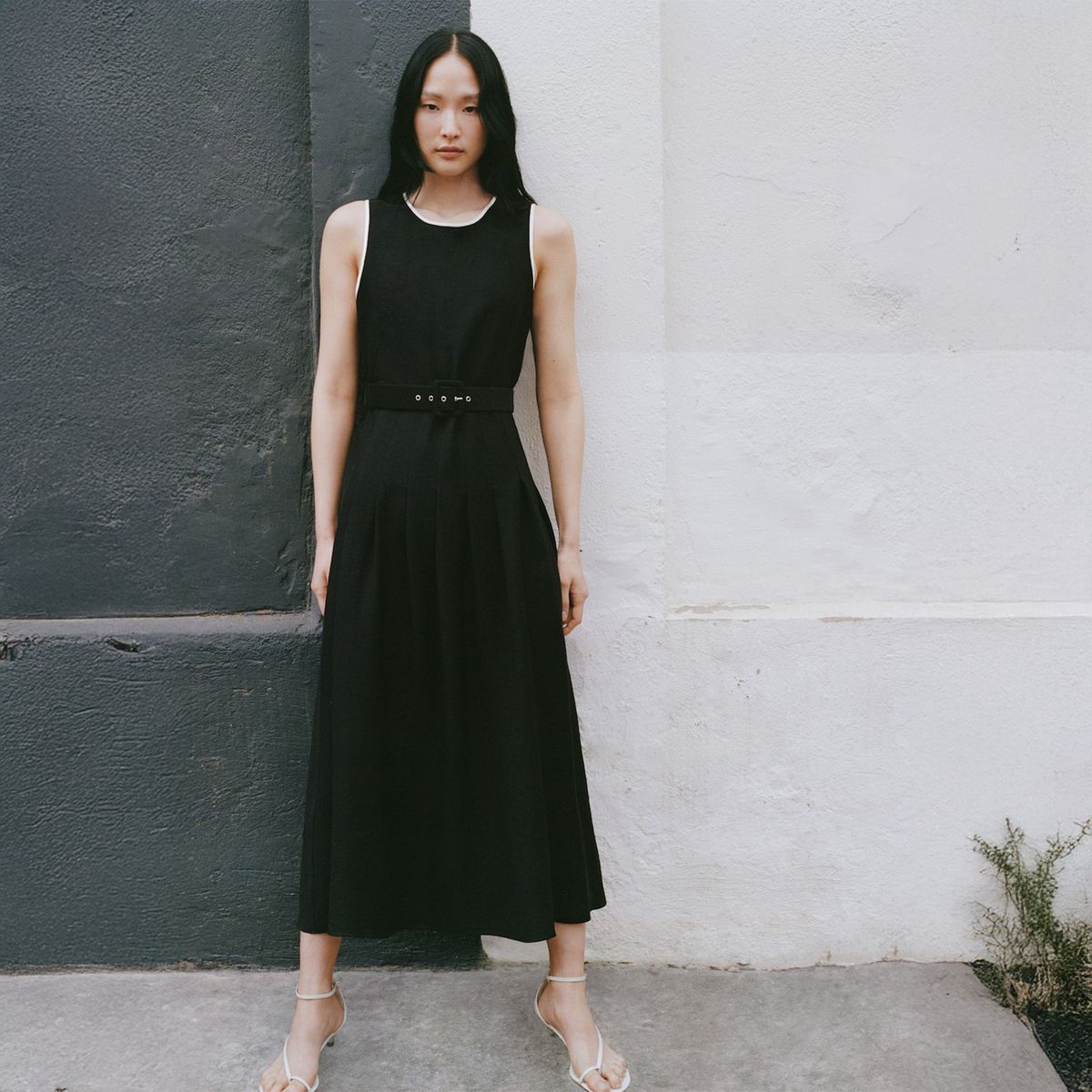 MANGO - Vestido Largo Mujer Mango