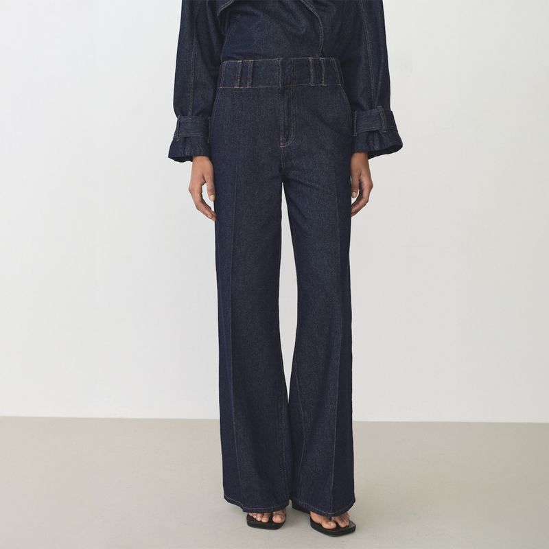 MANGO - Jean Wide Leg Mujer Mango