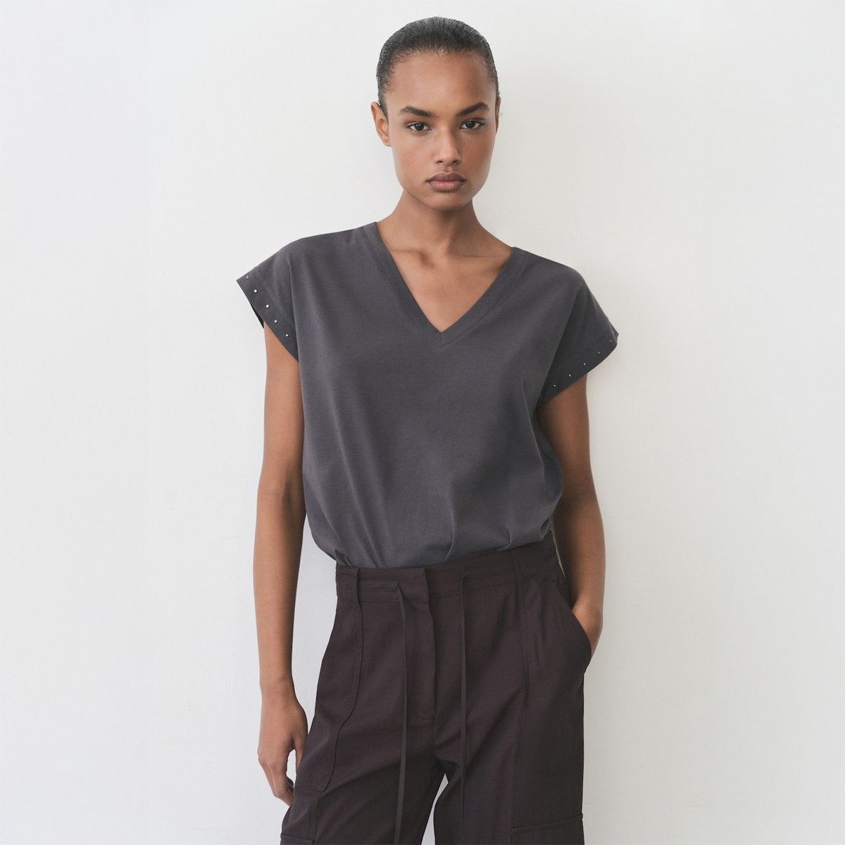 MANGO - Polo 100% Algodón Mujer Mango