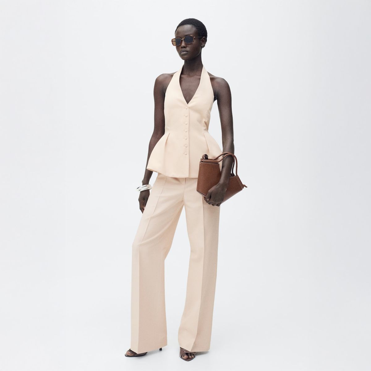 MANGO - Pantalón Straight Mujer Mango