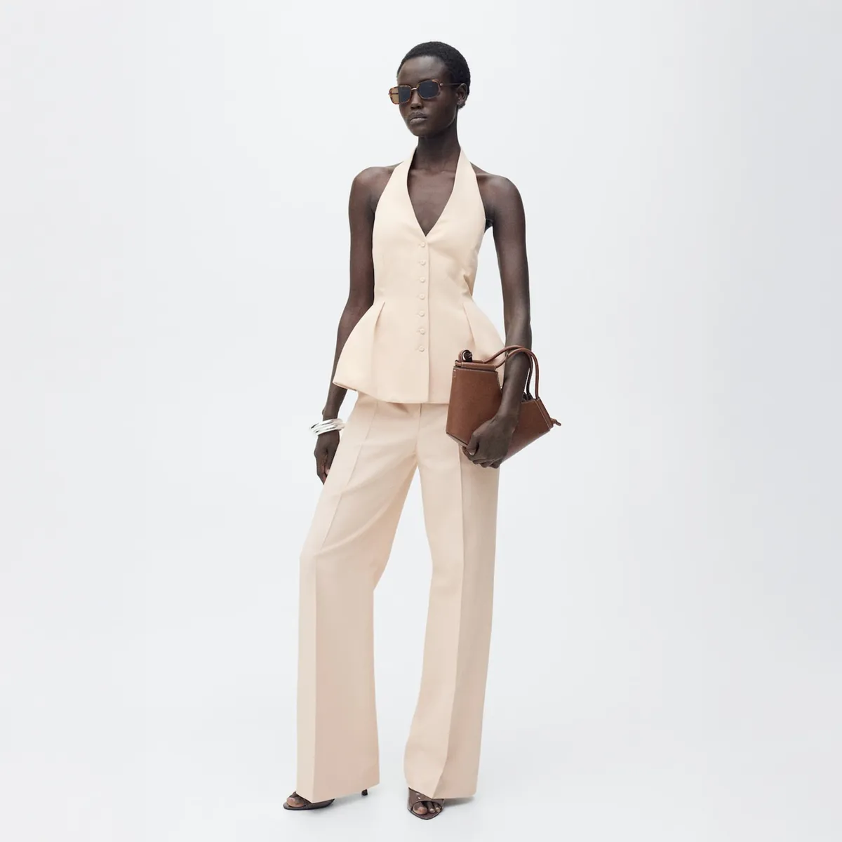 MANGO - Pantalón Straight Mujer Mango