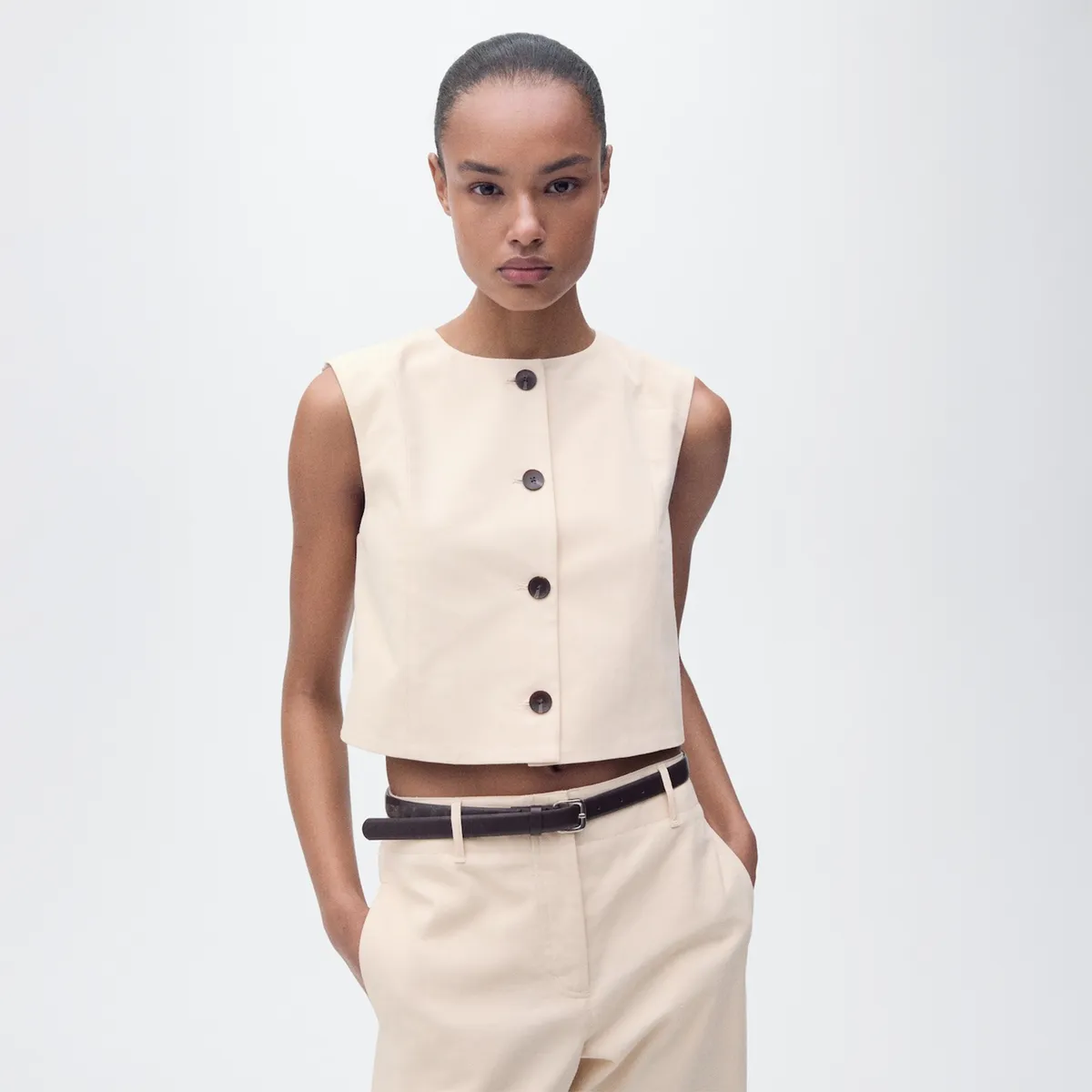 MANGO - Top Casual Mujer Mango