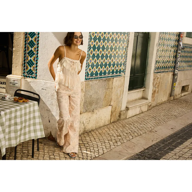 MANGO - Jean Baggy Mujer Mango